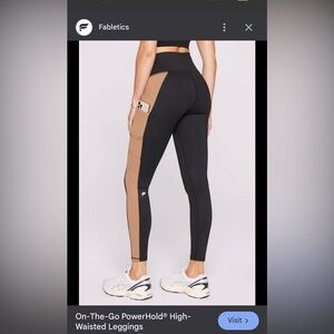 Fabletics On-The-Go PowerHold High-Waisted Legging Women's S